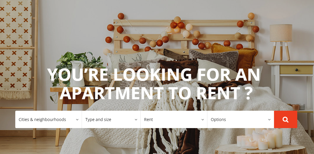 Find the perfect apartment on Kangalou